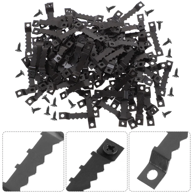 150pcs Image Canvas Hanger SawNooth Image Frame Image pour le montage mural