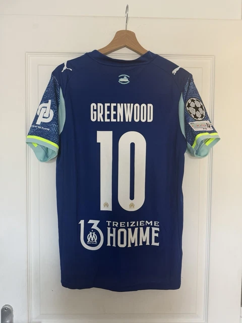 Flocage home OM Ligue des Champions GREENWOOD #10 2025/26