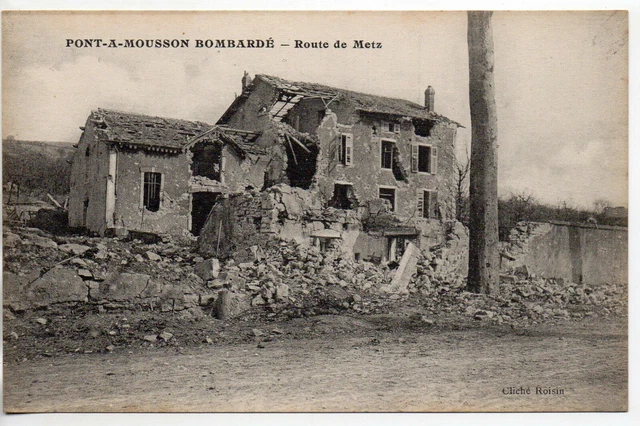 MONSOON BRIDGE - Meurthe and Moselle - CPA 54 - bombings Route de Metz