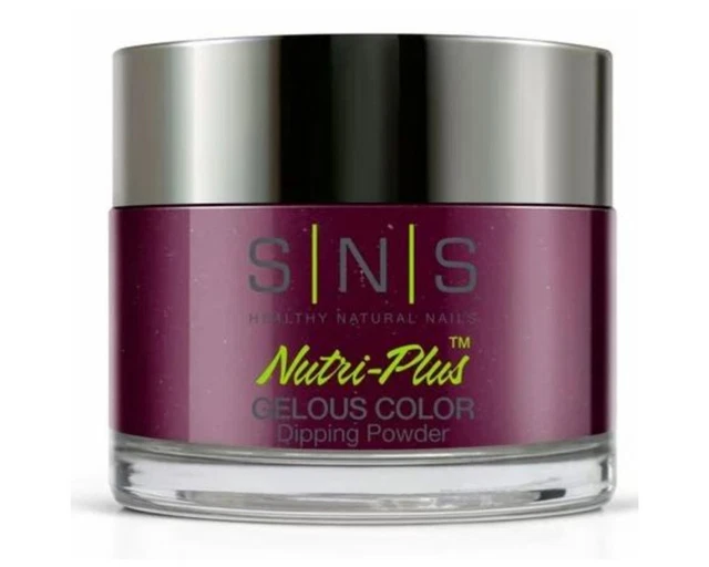 Polvo de inmersión de color celoso SNS 1 oz - colección Aspen Nights - tarta de ciruela AN01