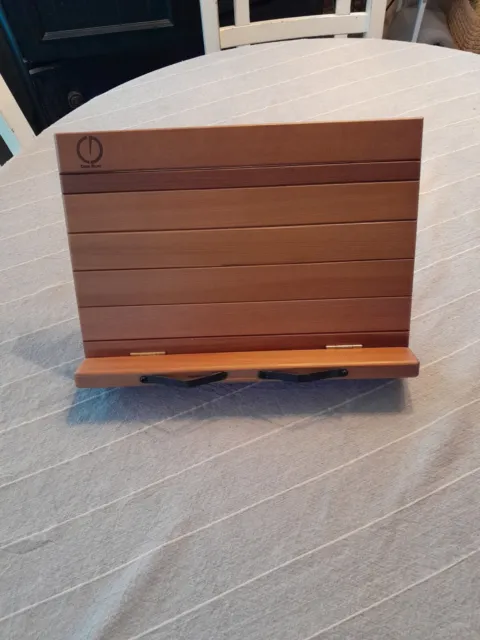 Cedar Delite Adjustable Folding Wooden Book Display Stand / Easel