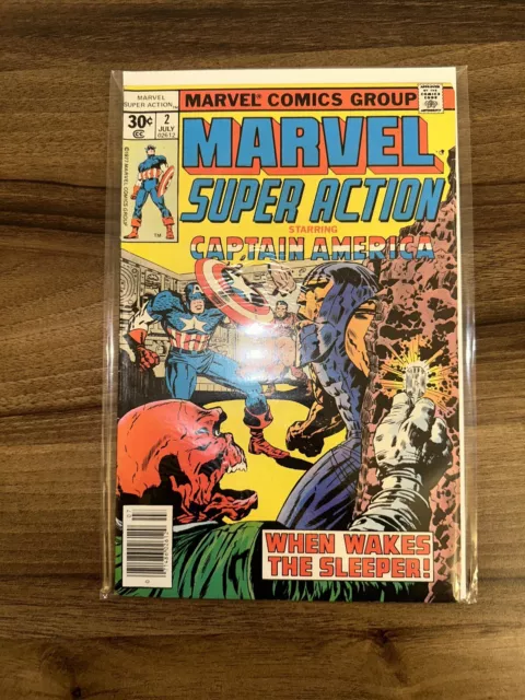 Marvel Super Action #2 Captain America ~ 1977 Marvel Comics.