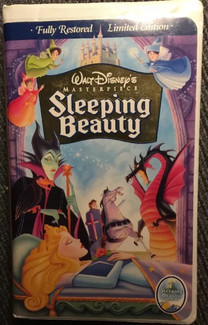 Sleeping Beauty (VHS, 1997, Limited Edition) Disney Used