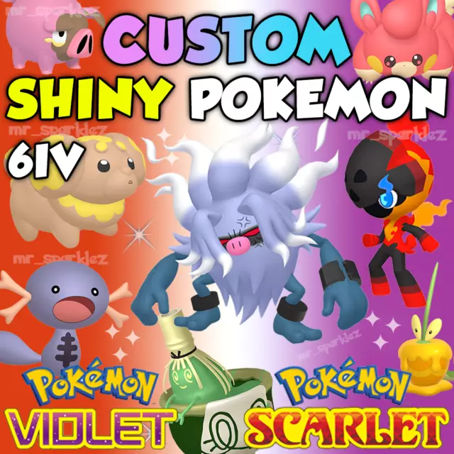 SPIRITOMB POKEMON SCARLET VIOLET ✨ SHINY EGG 6 IV ✨ CUSTOM AVAILABLE ✨ 