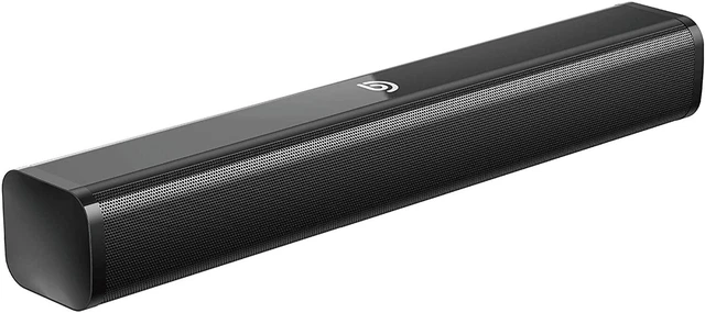 BOMAKER 2.0 Channel Soundbar for TV, 10W Speakers with Deep Bass, 110 dB, Blueto