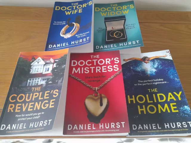 Book Bundle x5 - Daniel Hurst (psychological thrillers) - as new