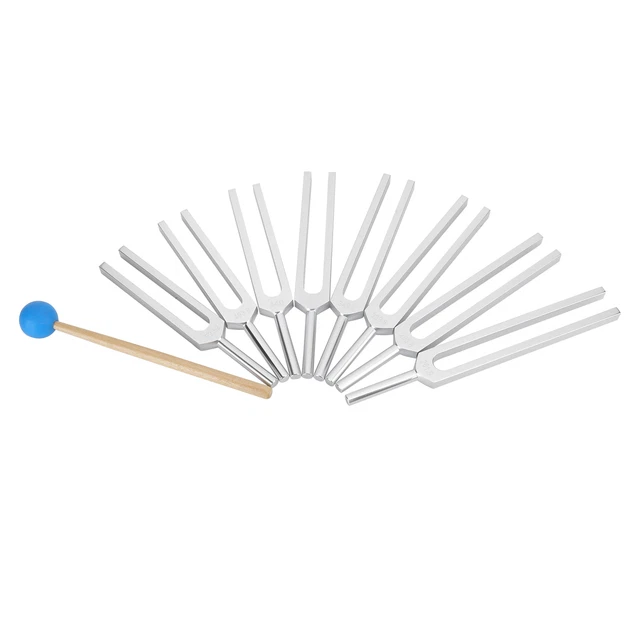 Ensemble De 8 Diapasons 261 6-523 2 HZ Ensemble 'outils De Marteau De Diapason