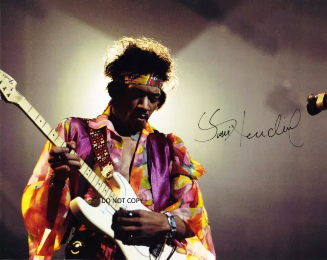 JIMI HENDRIX - LIVE Autographed Signed 8x10 Reprint Photo #2 !!