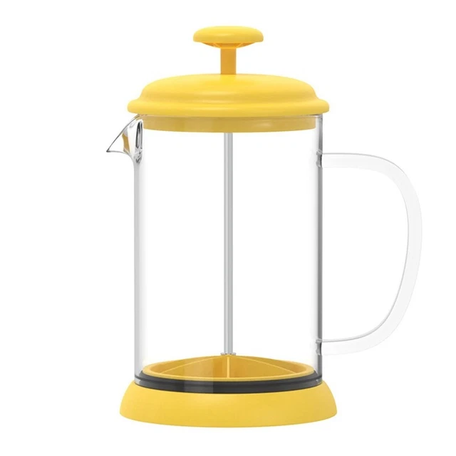 Pressa filtro percolatore tè in acciaio inox vetro - French Coffee Tea Plunger 8 X8L6