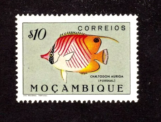 Mozambique stamp #351, MNH OG, XF, topical, Fish, somewhat rare