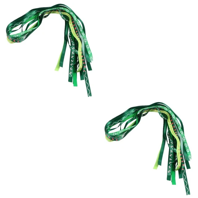 2x Bowknot DIY Verpackung Urlaub Party Decor Polyester Weihnachten Geschenk Band