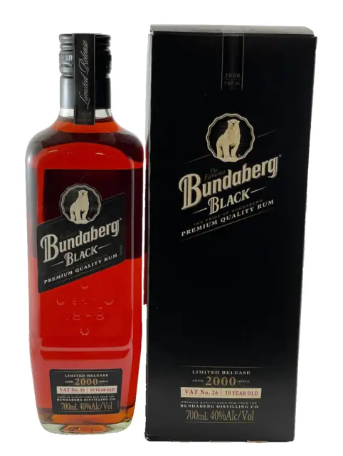 Bundaberg Rum Black Vat 26, 2000, Number 4990, Boxed