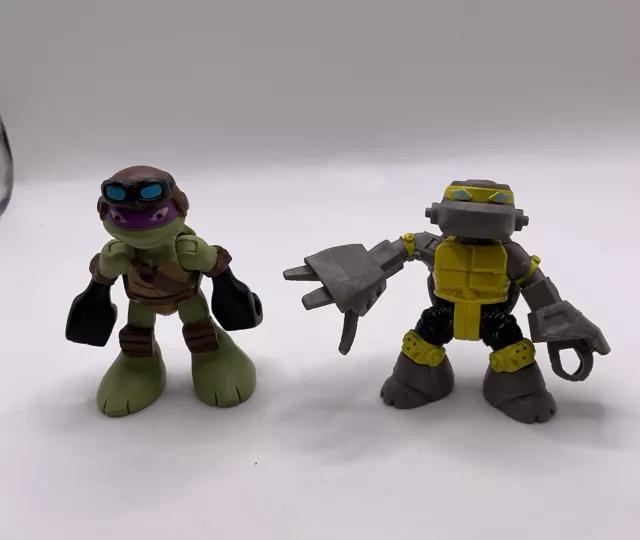 TMNT - Half Shell Heroes Bundle -Biker Donnie and Metalhead 2.5” Figures