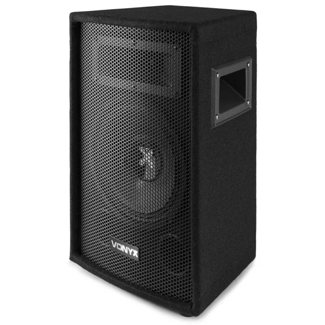 2x Vonyx 8" PA Speakers + Amplifier + Cables House DJ System 800W UK Stock 2