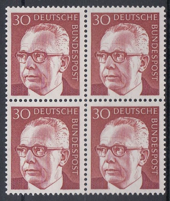 Bund / BRD 638 Heinemann im 4er Block postfrisch (638/4)