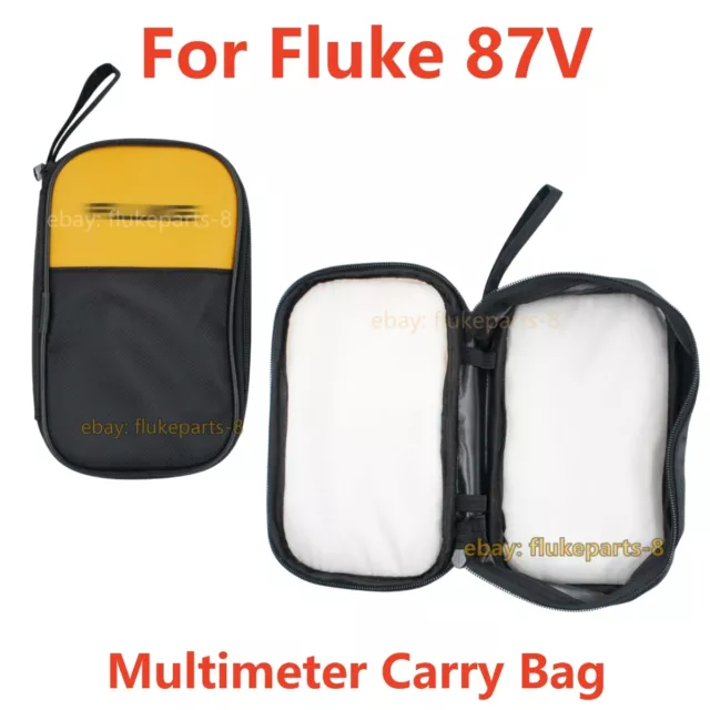 For Fluke 87V/87-5 Industrial Multimeter Soft Case Portable Storage Carry Bag