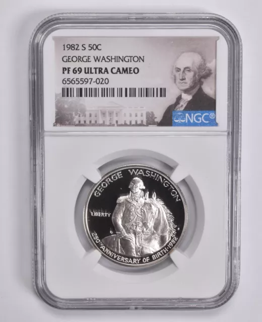 1982-S PF69 George Washington Commemorative Half Dollar NGC Special Label *0072