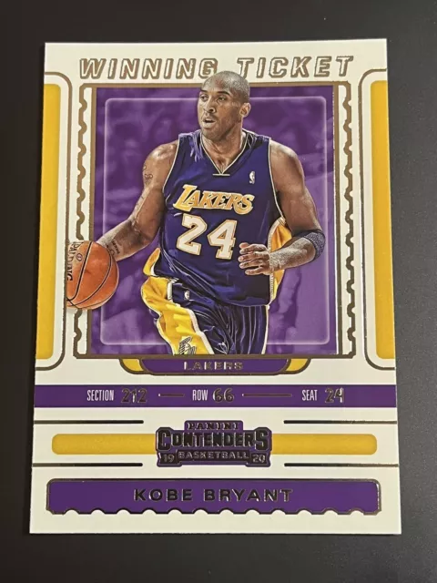 2019-20 Panini Contenders - Winning Ticket #4 Kobe Bryant