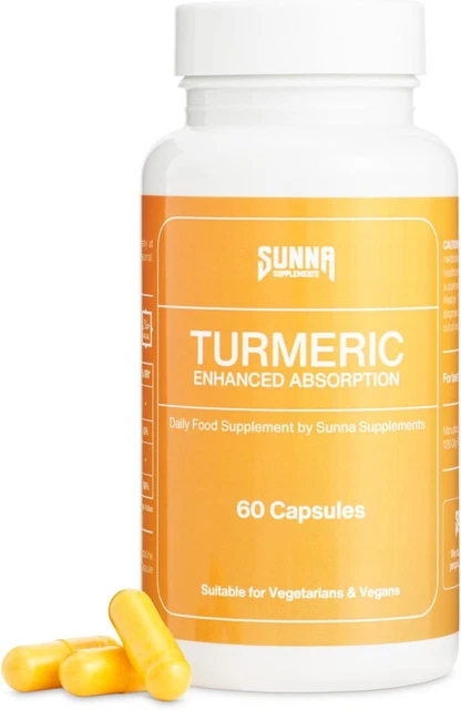 Organic Turmeric High Strength 2040mg Capsules With Black Pepper & Gin
