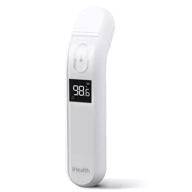 iHealth PT2L Infrarot Stirn-Thermometer Fiberthermometer Digital Kontaktlos Wei