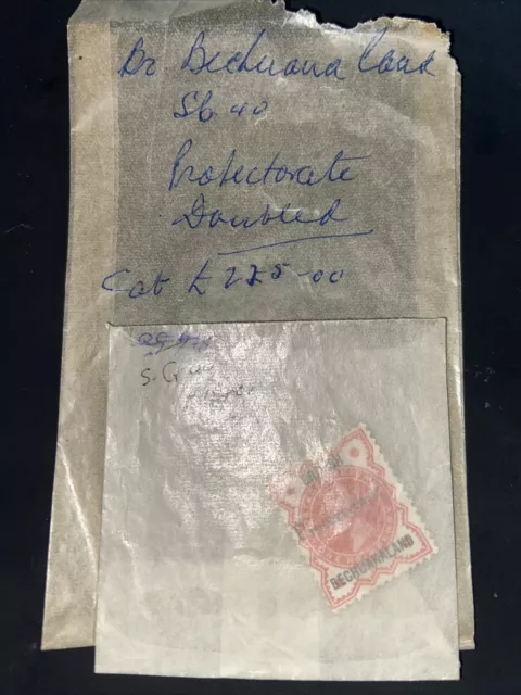 BECHUANALAND: 1888 Protectorate overprint 1/2d vermillion SG40 mint Light hinged