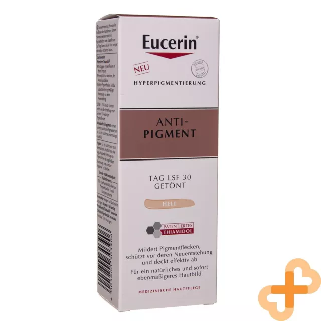 Eucerin Anti Pigment Spots SPF30 Jour Temps Crème Visage 50ml Lumière Coloration 2