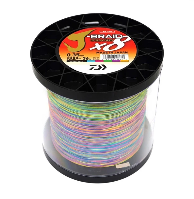 Daiwa J-Braid Grand x8 Braided Line 3,000 Yard Bulk Spools main image 1