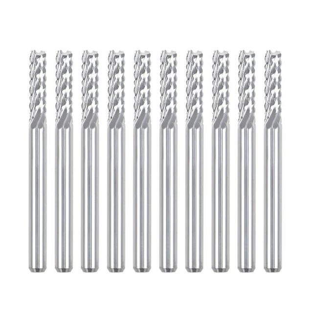 Fresa a gomito lavorazione metalli 1/8 pollici 3 mm gambo metallo duro portatile 3