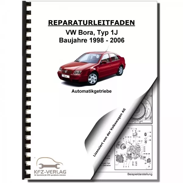 VW Bora, Typ 1J (98-06) 5 Gang Automatikgetriebe 09A - Reparaturanleitung