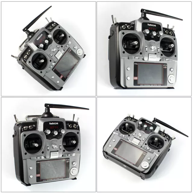 RadioLink AT10 II RC Sender 2.4G Fernbedienungssystem mit R12DS Empfänger 3