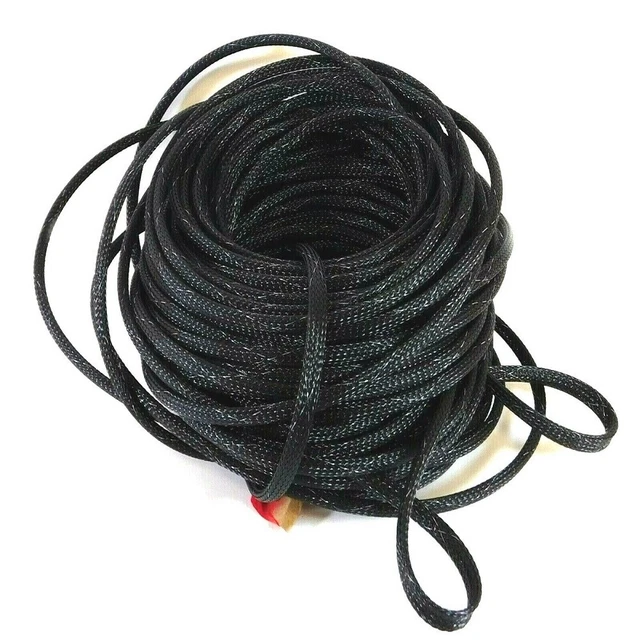 Pro-Power SPC12223 3/8" x 100 ft. Black Expandable Sleeving
