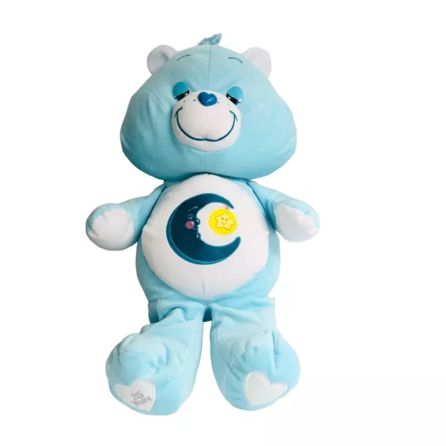 Care Bears Bedtime Bear 25 Year Anniversary 2007 26" Plush Blue Stuffed Animal