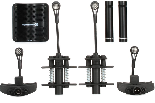 Beyerdynamic TG Drum Set Pro Large Drum Microphone Kit Bundle