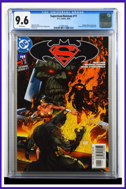 Superman Batman #11 CGC Graded 9.6 DC August 2004 White Pages Comic Book.