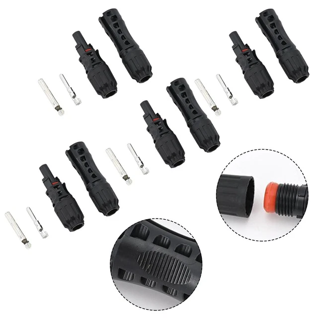 6 Connecteurs De Câble Laiton 100A/1000V | Pour Borniers, 2.5-16mm² | Isolation ABS Ignifuge | Haute Conductivité