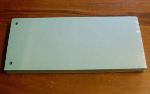 Trennstreifen Trennblätter für DINA4 Ordner türkis hellblau 24 x 10,5 cm Neu