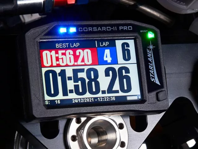 Chronom?Tre Gps ?Cran Tactile Starlane Corsaro-Ii Pro Pour Rsv 1000 / R