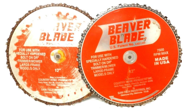 LOT OF 2 DR Trimmer Mower BEAVER BLADE 12