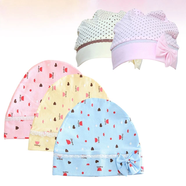 5 PCS Sleeping Cap Maternity Hat Hair Scarves Women Breathable