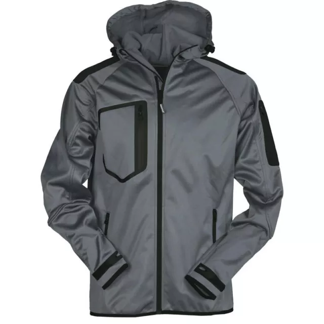 Giacca Soft Shell Idrorepellente E Traspirante Con Cappuccio Ultima Tg.s