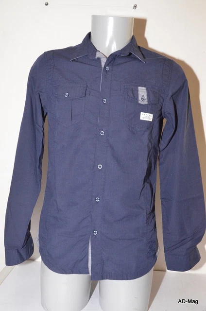 Chemise Kaporal 5 Eliva Bleu - Taille M - Occasion Très Bon état - 70% Coton