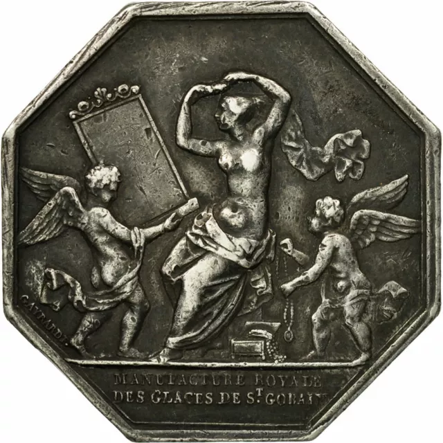 [#555812] France, Medal, Manufacture Royale des Glaces de St Gobain, 1830, Gayr,