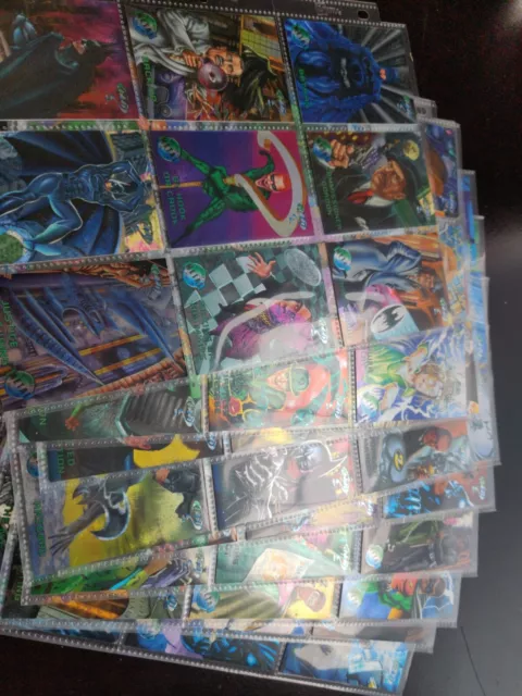 1995 Batman Forever Fleer Metal Complete Trading Card Base Set (#1-100)