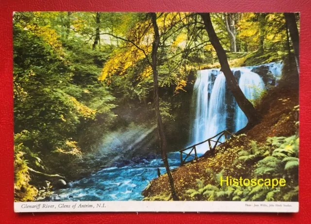 Postcard Used Glenariff River Glens of Antrim Northern Ireland 1985