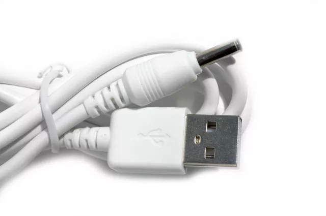 90cm USB White Charger Cable for Motorola 5E-AD060050-B Charger Replacement 3