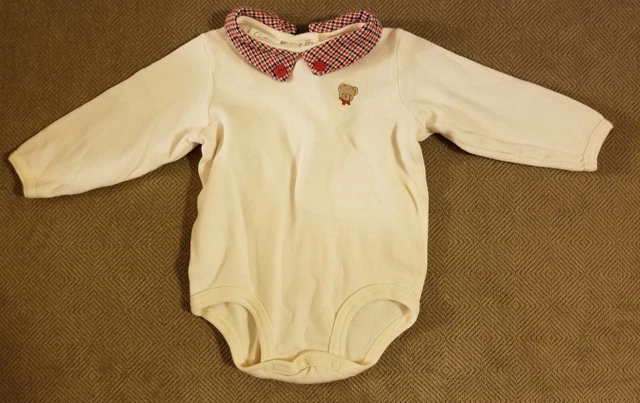 Carters Baby 6-9 Months One Piece Bodysuit Bear Long sleeve
