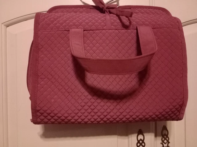 Vera Bradley Hanging Travel Organizer Bag  Cosmetic Jewelry Toiletries
