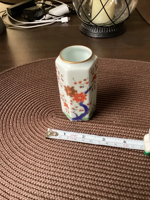 Vintage Small japanese vase mt Fuji Marking On Bottom