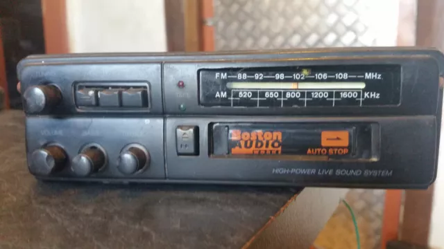 VINTAGE BALISTIX AUDIO Works Car Radio Cassette Player As Is