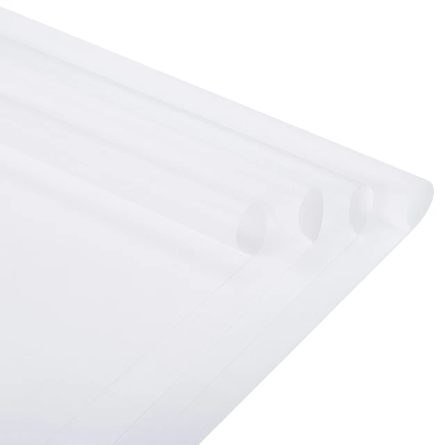22,4x22,4" Fiore Imballo Carta,1 Set/40 Fogli,Trasparente Bianco/Bianco